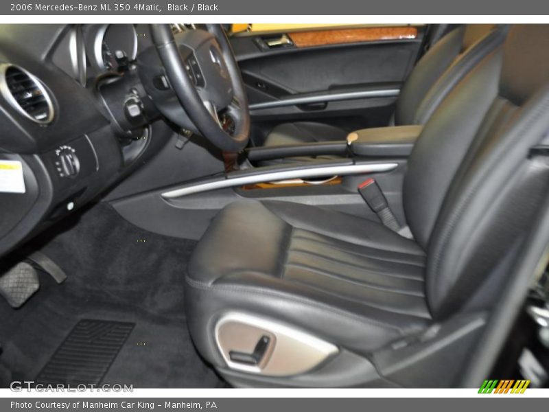 Black / Black 2006 Mercedes-Benz ML 350 4Matic