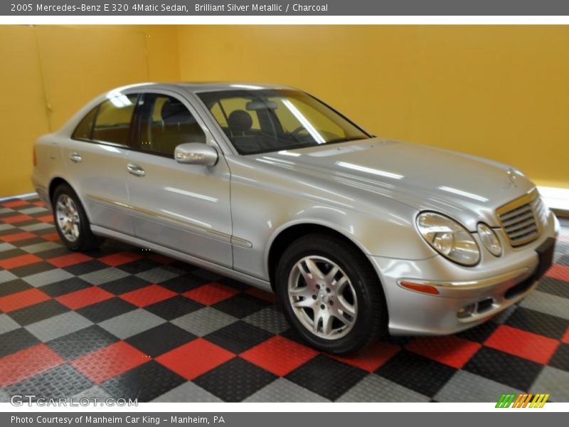 Brilliant Silver Metallic / Charcoal 2005 Mercedes-Benz E 320 4Matic Sedan