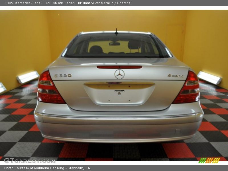 Brilliant Silver Metallic / Charcoal 2005 Mercedes-Benz E 320 4Matic Sedan