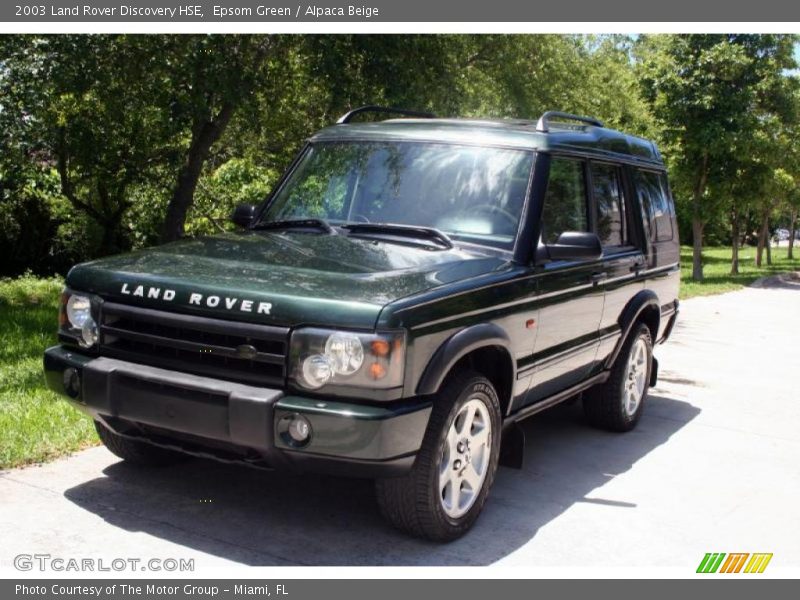 Epsom Green / Alpaca Beige 2003 Land Rover Discovery HSE