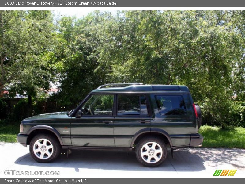 Epsom Green / Alpaca Beige 2003 Land Rover Discovery HSE