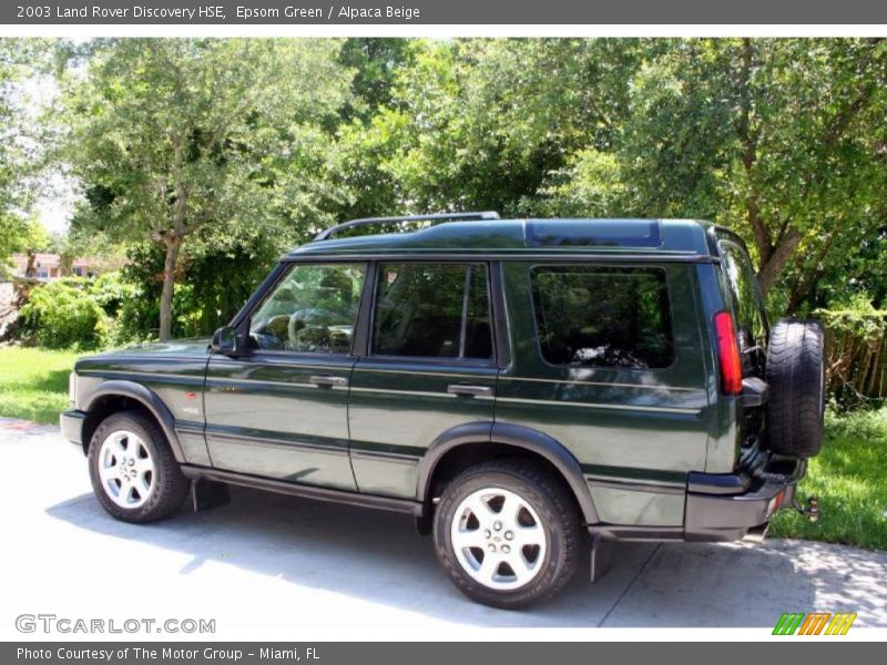 Epsom Green / Alpaca Beige 2003 Land Rover Discovery HSE