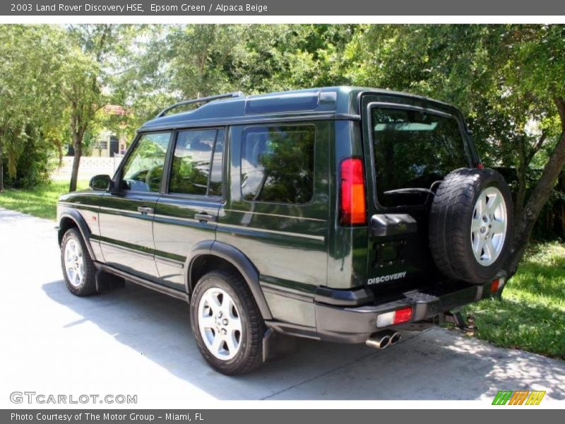 Epsom Green / Alpaca Beige 2003 Land Rover Discovery HSE