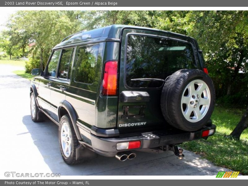 Epsom Green / Alpaca Beige 2003 Land Rover Discovery HSE