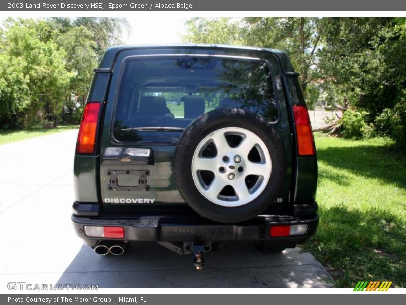 Epsom Green / Alpaca Beige 2003 Land Rover Discovery HSE