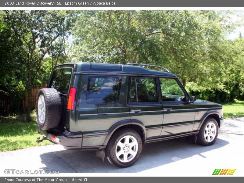 Epsom Green / Alpaca Beige 2003 Land Rover Discovery HSE