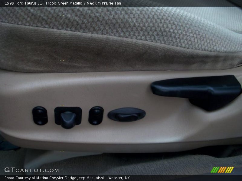 Tropic Green Metallic / Medium Prairie Tan 1999 Ford Taurus SE