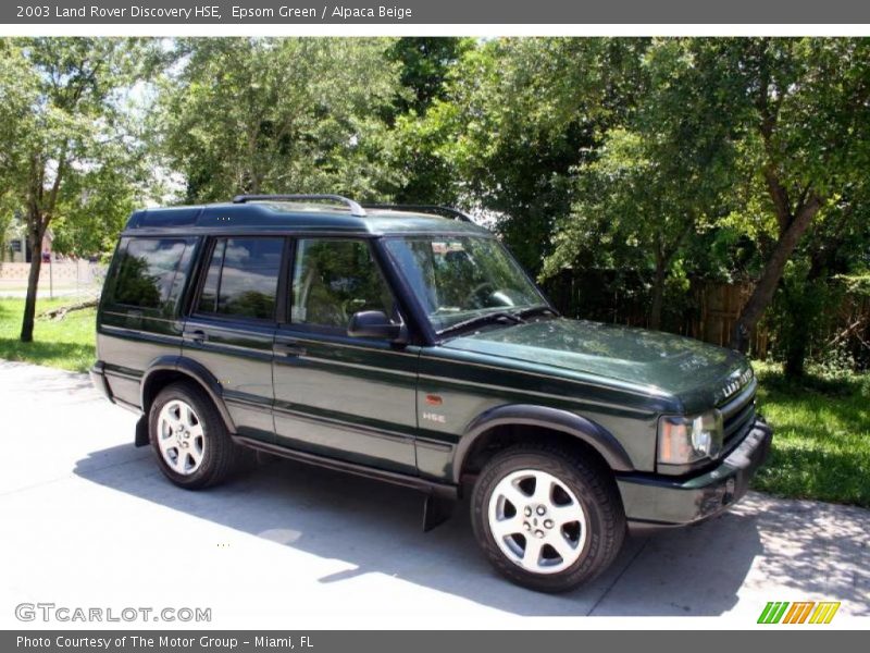 Epsom Green / Alpaca Beige 2003 Land Rover Discovery HSE