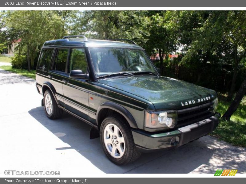 Epsom Green / Alpaca Beige 2003 Land Rover Discovery HSE