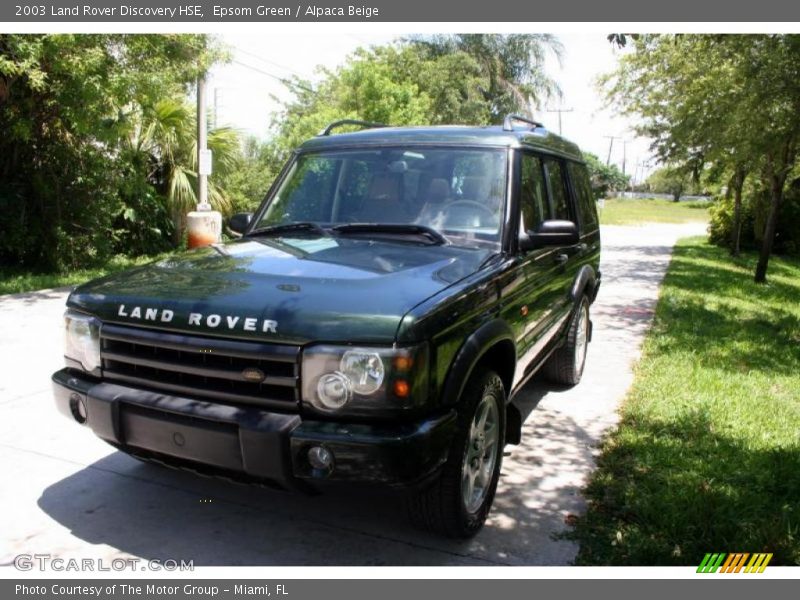 Epsom Green / Alpaca Beige 2003 Land Rover Discovery HSE