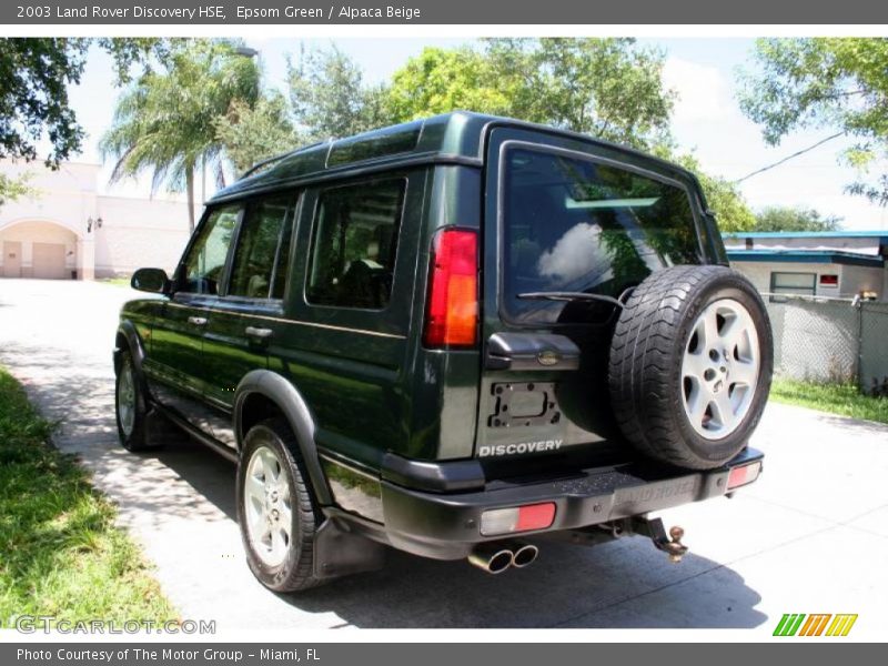 Epsom Green / Alpaca Beige 2003 Land Rover Discovery HSE