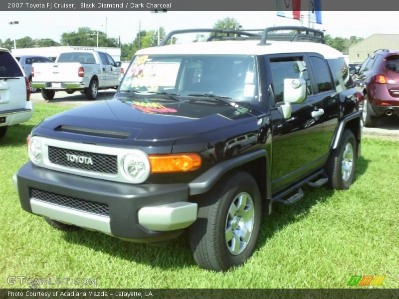 Black Diamond / Dark Charcoal 2007 Toyota FJ Cruiser
