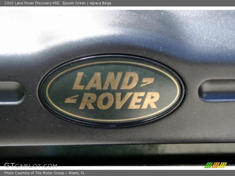 Epsom Green / Alpaca Beige 2003 Land Rover Discovery HSE