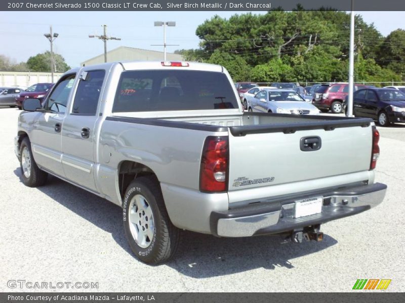 Silver Birch Metallic / Dark Charcoal 2007 Chevrolet Silverado 1500 Classic LT Crew Cab