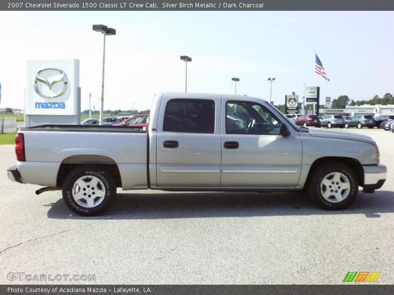 Silver Birch Metallic / Dark Charcoal 2007 Chevrolet Silverado 1500 Classic LT Crew Cab