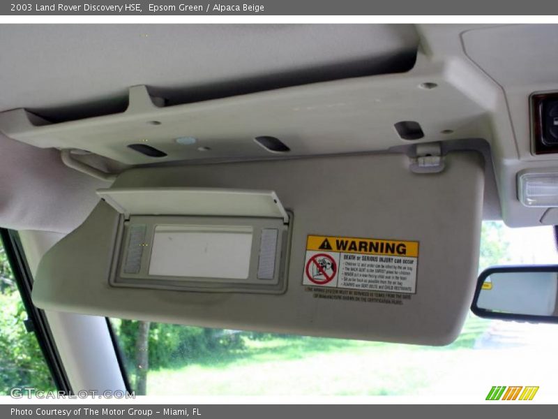 Epsom Green / Alpaca Beige 2003 Land Rover Discovery HSE