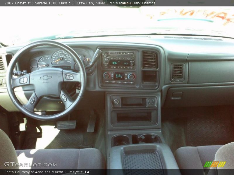 Silver Birch Metallic / Dark Charcoal 2007 Chevrolet Silverado 1500 Classic LT Crew Cab