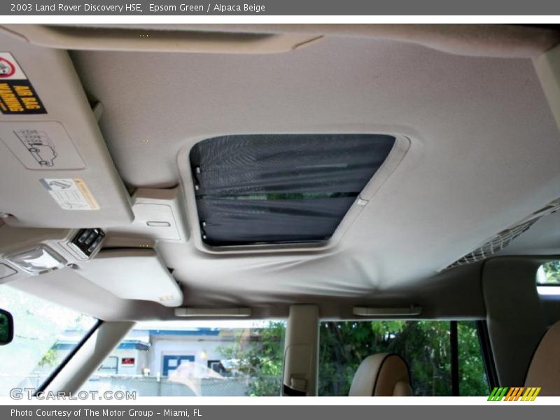 Epsom Green / Alpaca Beige 2003 Land Rover Discovery HSE