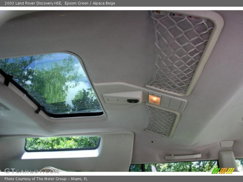 Epsom Green / Alpaca Beige 2003 Land Rover Discovery HSE