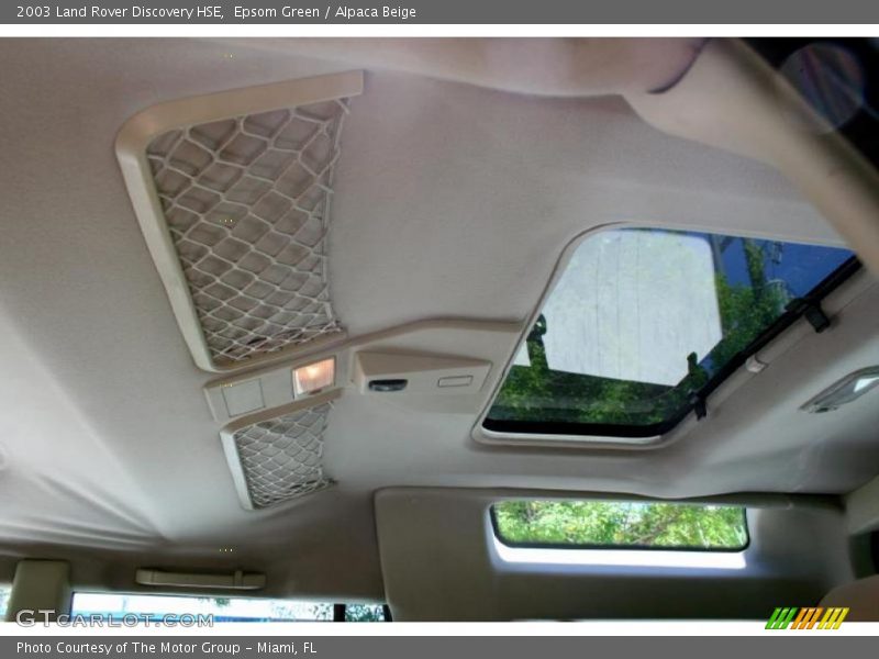 Epsom Green / Alpaca Beige 2003 Land Rover Discovery HSE