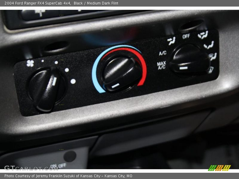 Black / Medium Dark Flint 2004 Ford Ranger FX4 SuperCab 4x4