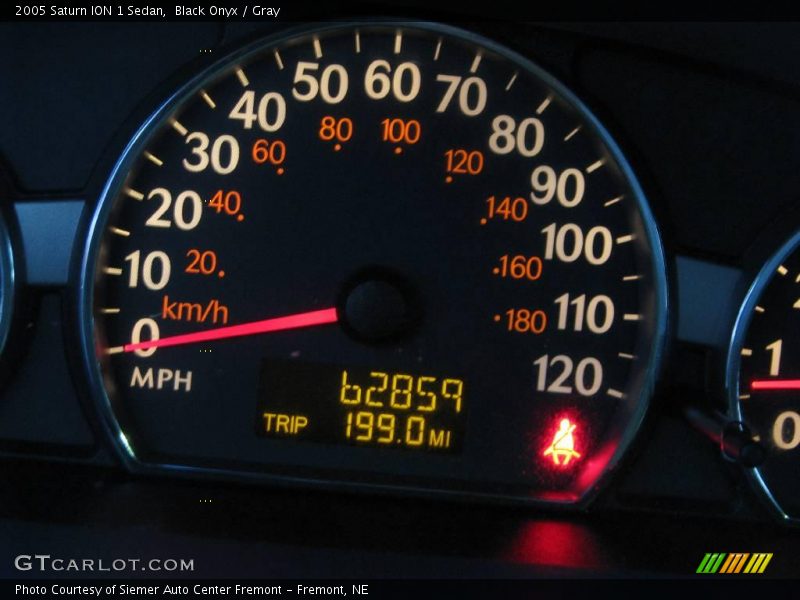 Black Onyx / Gray 2005 Saturn ION 1 Sedan