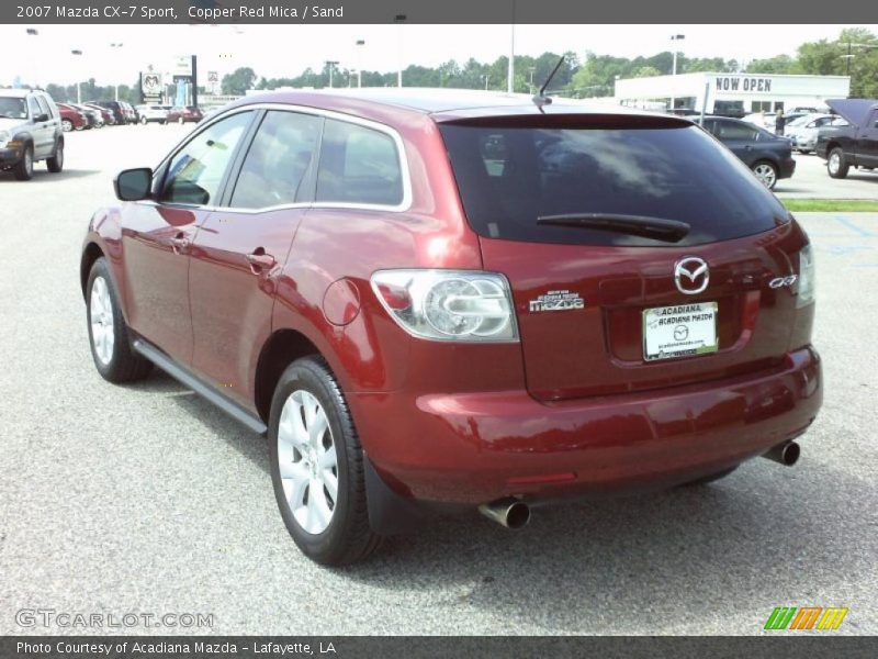 Copper Red Mica / Sand 2007 Mazda CX-7 Sport