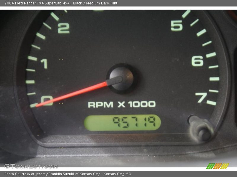 Black / Medium Dark Flint 2004 Ford Ranger FX4 SuperCab 4x4