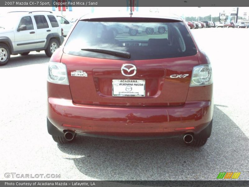 Copper Red Mica / Sand 2007 Mazda CX-7 Sport