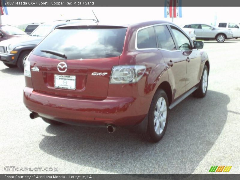Copper Red Mica / Sand 2007 Mazda CX-7 Sport