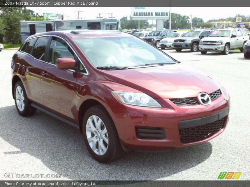 Copper Red Mica / Sand 2007 Mazda CX-7 Sport