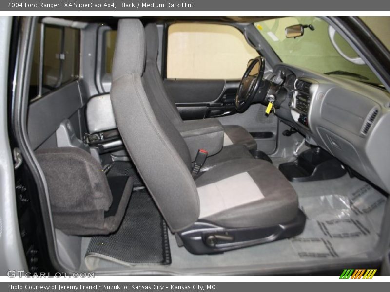 Black / Medium Dark Flint 2004 Ford Ranger FX4 SuperCab 4x4