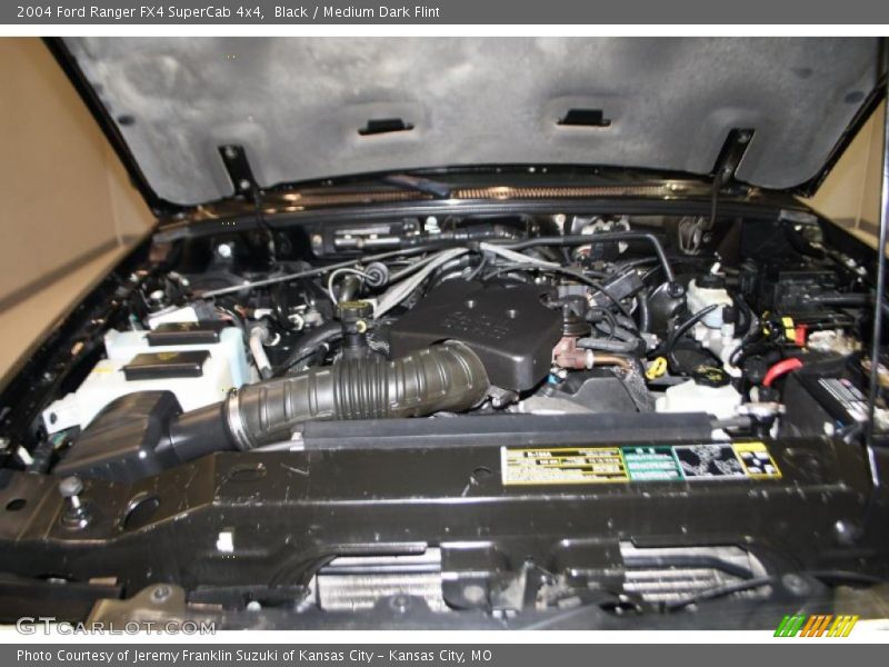 Black / Medium Dark Flint 2004 Ford Ranger FX4 SuperCab 4x4