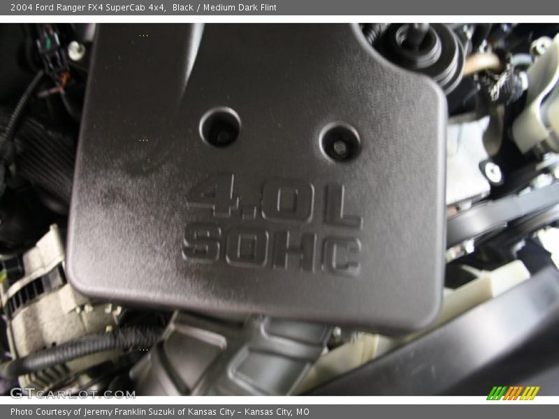 Black / Medium Dark Flint 2004 Ford Ranger FX4 SuperCab 4x4