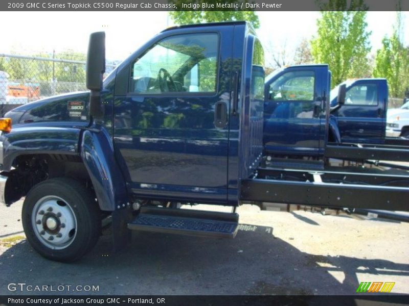 Indigo Blue Metallic / Dark Pewter 2009 GMC C Series Topkick C5500 Regular Cab Chassis