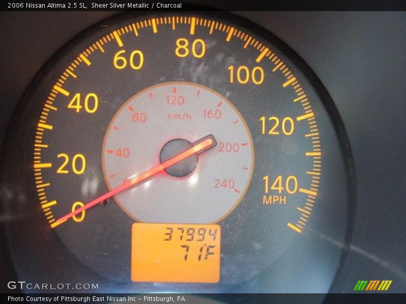 Sheer Silver Metallic / Charcoal 2006 Nissan Altima 2.5 SL