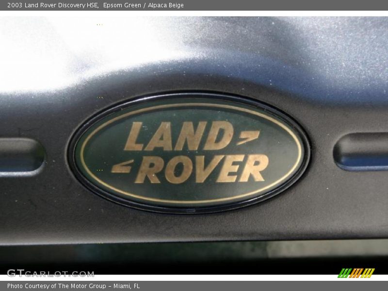 Epsom Green / Alpaca Beige 2003 Land Rover Discovery HSE