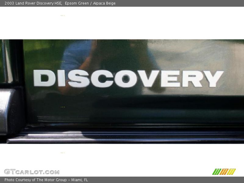 Epsom Green / Alpaca Beige 2003 Land Rover Discovery HSE