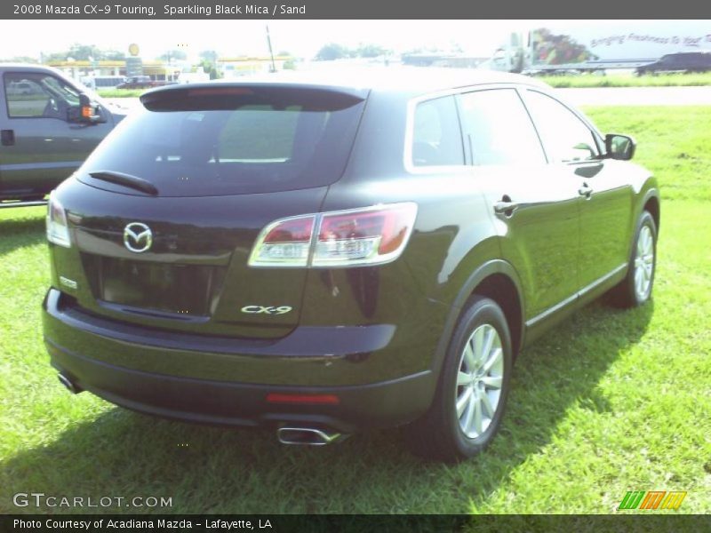Sparkling Black Mica / Sand 2008 Mazda CX-9 Touring