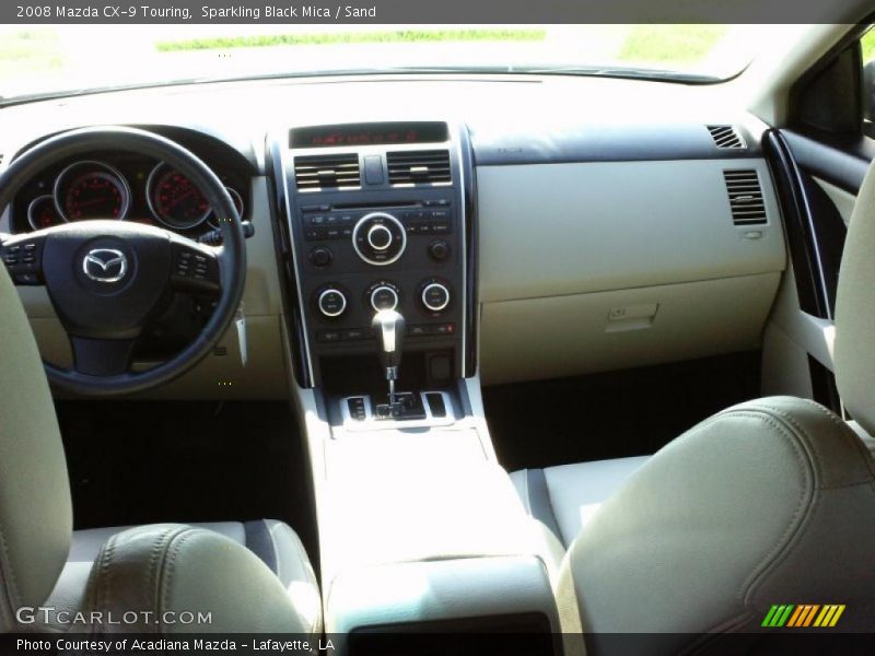 Sparkling Black Mica / Sand 2008 Mazda CX-9 Touring