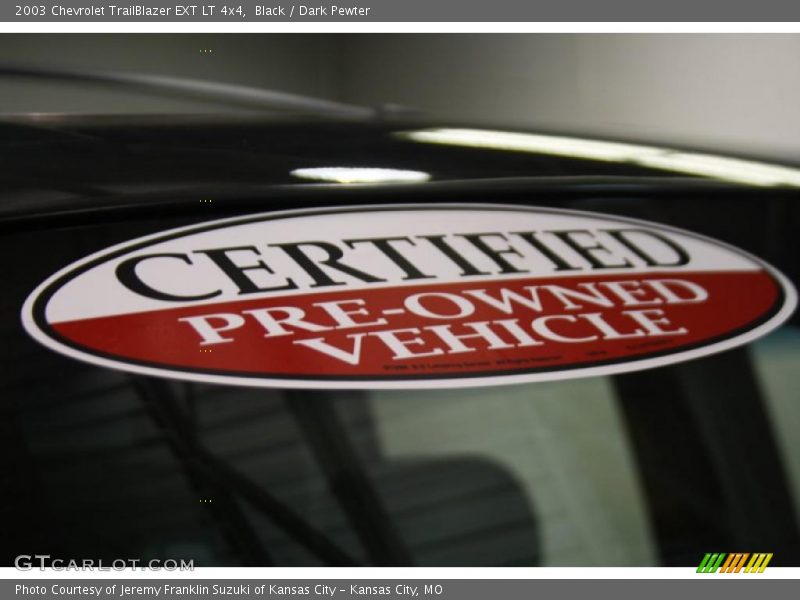Black / Dark Pewter 2003 Chevrolet TrailBlazer EXT LT 4x4