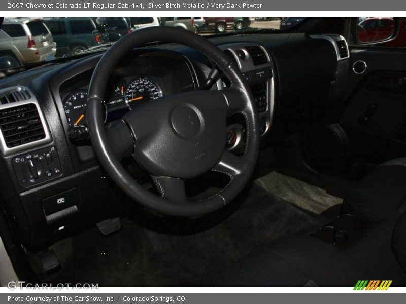 Silver Birch Metallic / Very Dark Pewter 2007 Chevrolet Colorado LT Regular Cab 4x4