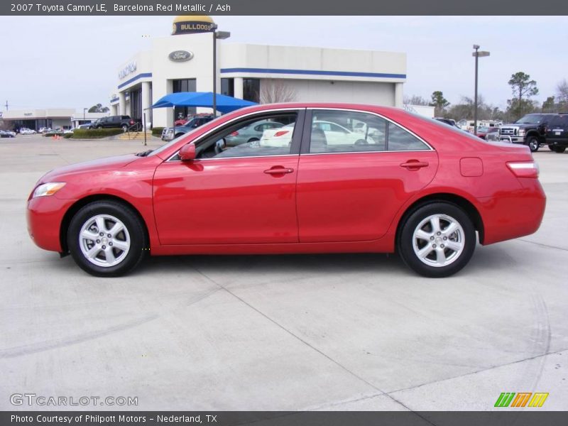 Barcelona Red Metallic / Ash 2007 Toyota Camry LE