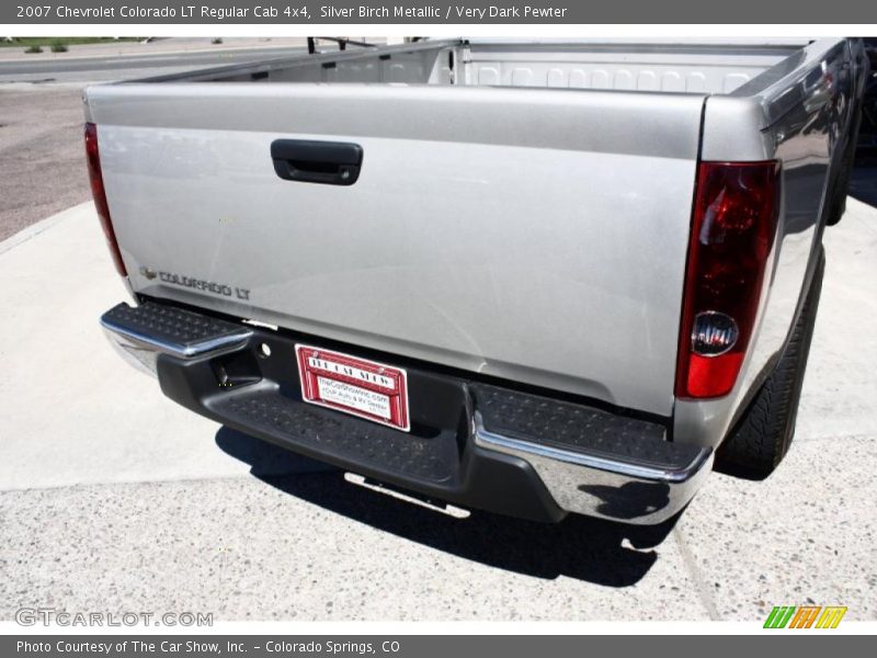 Silver Birch Metallic / Very Dark Pewter 2007 Chevrolet Colorado LT Regular Cab 4x4