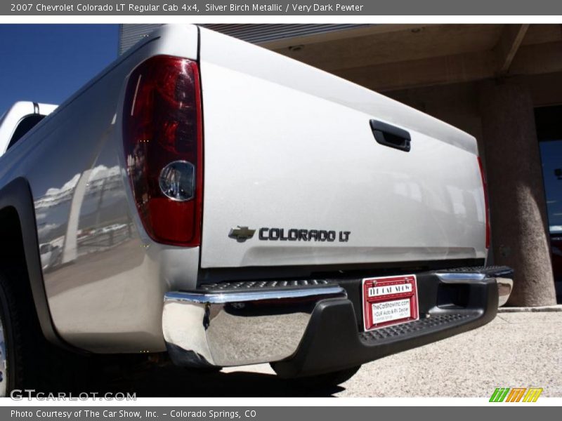 Silver Birch Metallic / Very Dark Pewter 2007 Chevrolet Colorado LT Regular Cab 4x4