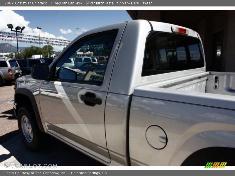 Silver Birch Metallic / Very Dark Pewter 2007 Chevrolet Colorado LT Regular Cab 4x4