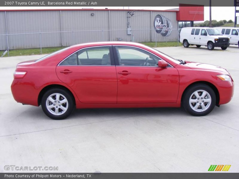 Barcelona Red Metallic / Ash 2007 Toyota Camry LE