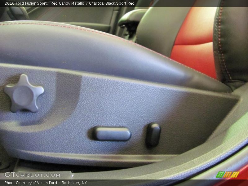 Red Candy Metallic / Charcoal Black/Sport Red 2010 Ford Fusion Sport