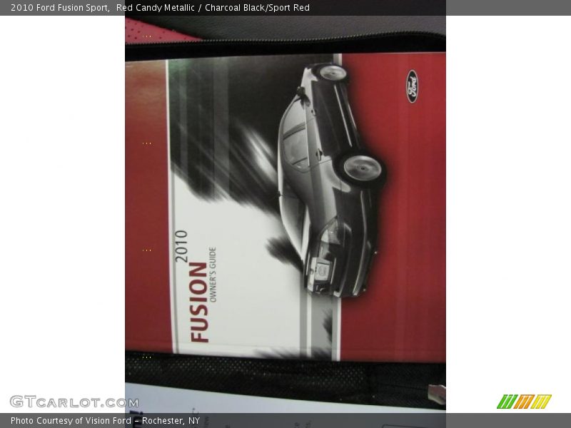 Red Candy Metallic / Charcoal Black/Sport Red 2010 Ford Fusion Sport