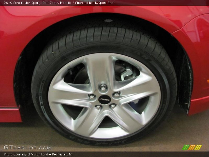 Red Candy Metallic / Charcoal Black/Sport Red 2010 Ford Fusion Sport